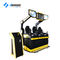 Black And Yellow Colour 3 Seats Virtual Reality Simulator 9D VR Cinema With Deepoon E3 Glasses